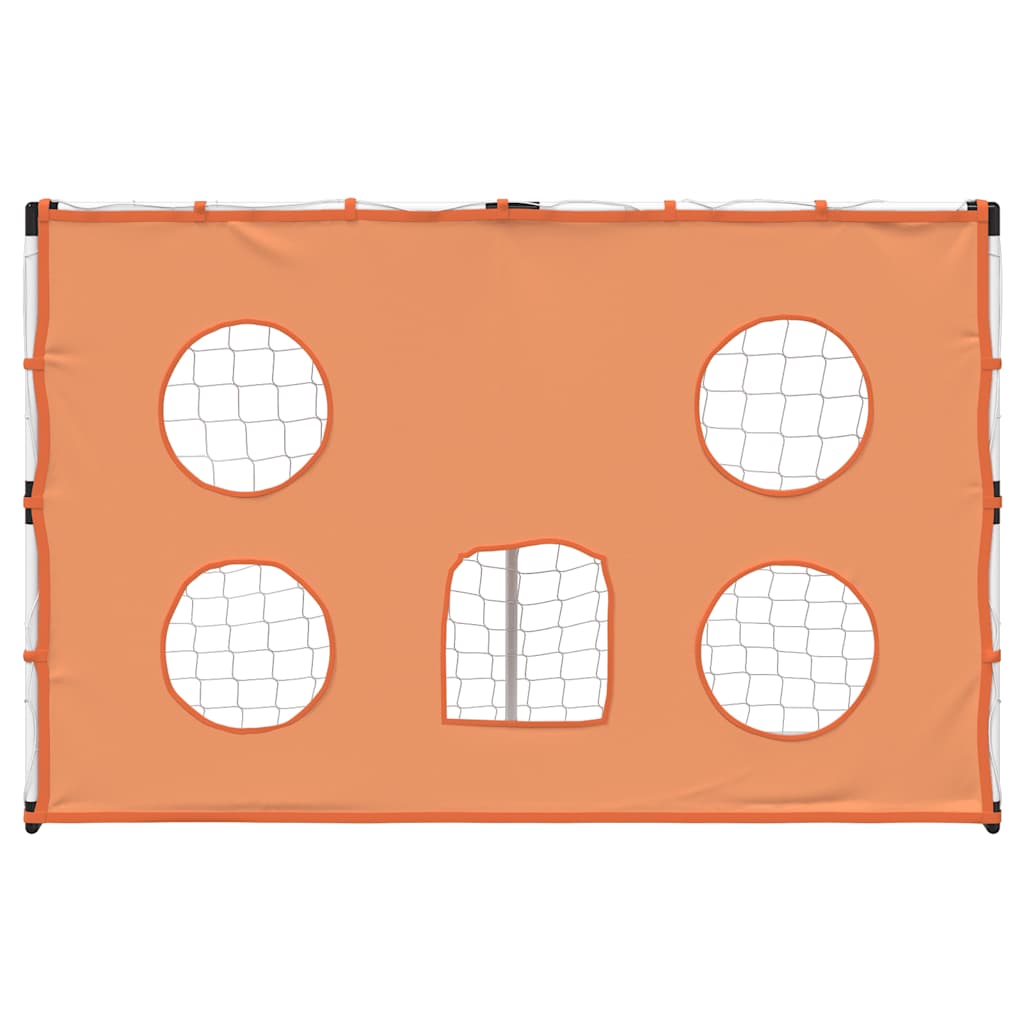 vidaXL Poartă de fotbal de copii cu covoraș țintă/minge 182x62x118 cm vidaXL Poartă de fotbal de copii cu covoraș țintă/minge 182x62x118 cm