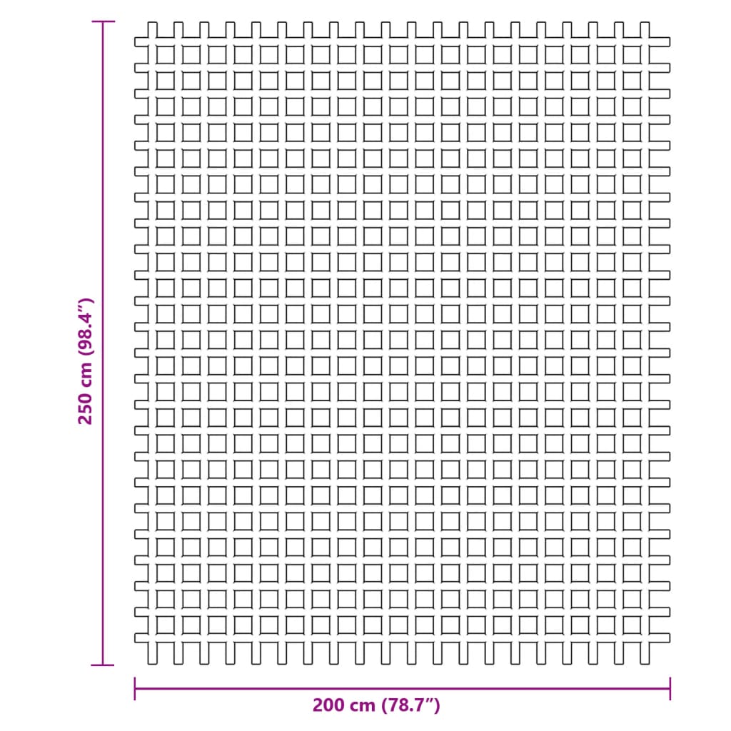 vidaXL Covor pentru cort, antracit, 2,5x2 m vidaXL Covor pentru cort, antracit, 2,5x2 m