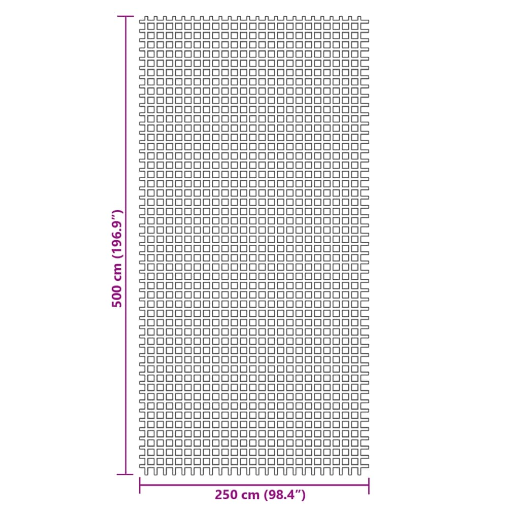 vidaXL Covor pentru cort, albastru, 5x2,5 m vidaXL Covor pentru cort, albastru, 5x2,5 m
