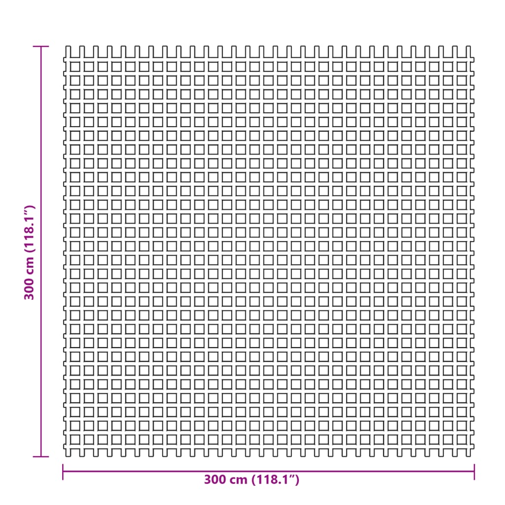 vidaXL Covor pentru cort, albastru, 3x3 m vidaXL Covor pentru cort, albastru, 3x3 m