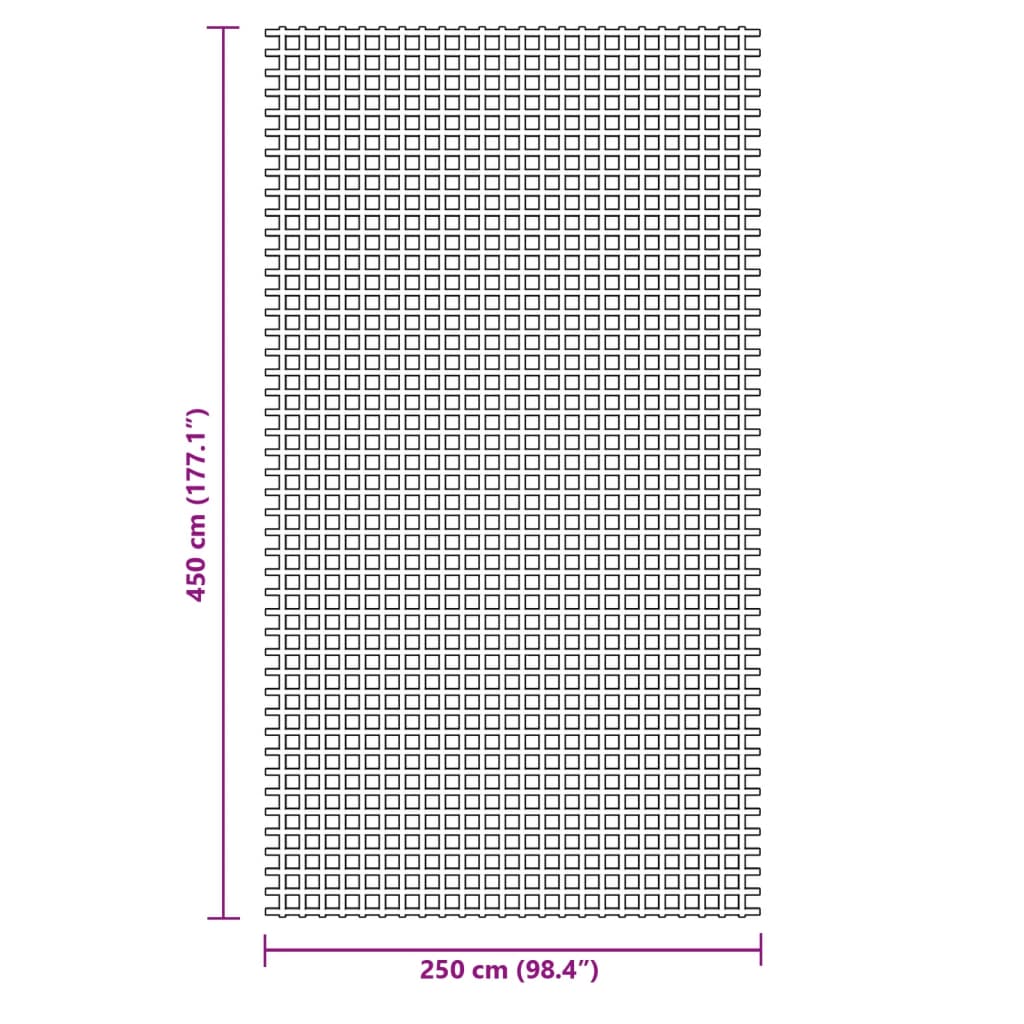vidaXL Covor pentru cort, verde, 4,5x2,5 m vidaXL Covor pentru cort, verde, 4,5x2,5 m