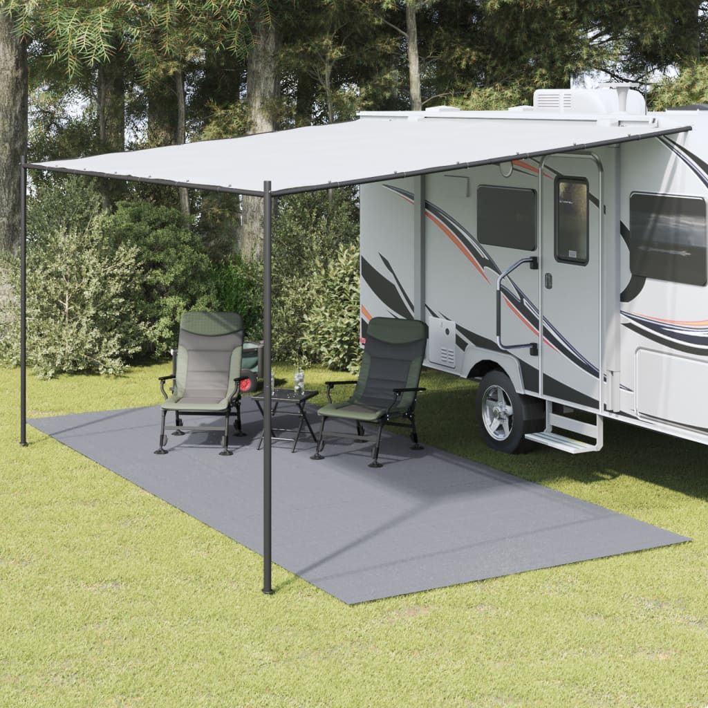 vidaXL Covor pentru cort, gri deschis, 5,5x2,5 m vidaXL Covor pentru cort, gri deschis, 5,5x2,5 m