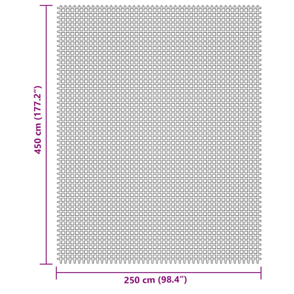 vidaXL Covor pentru cort, crem, 4,5x2,5 m vidaXL Covor pentru cort, crem, 4,5x2,5 m
