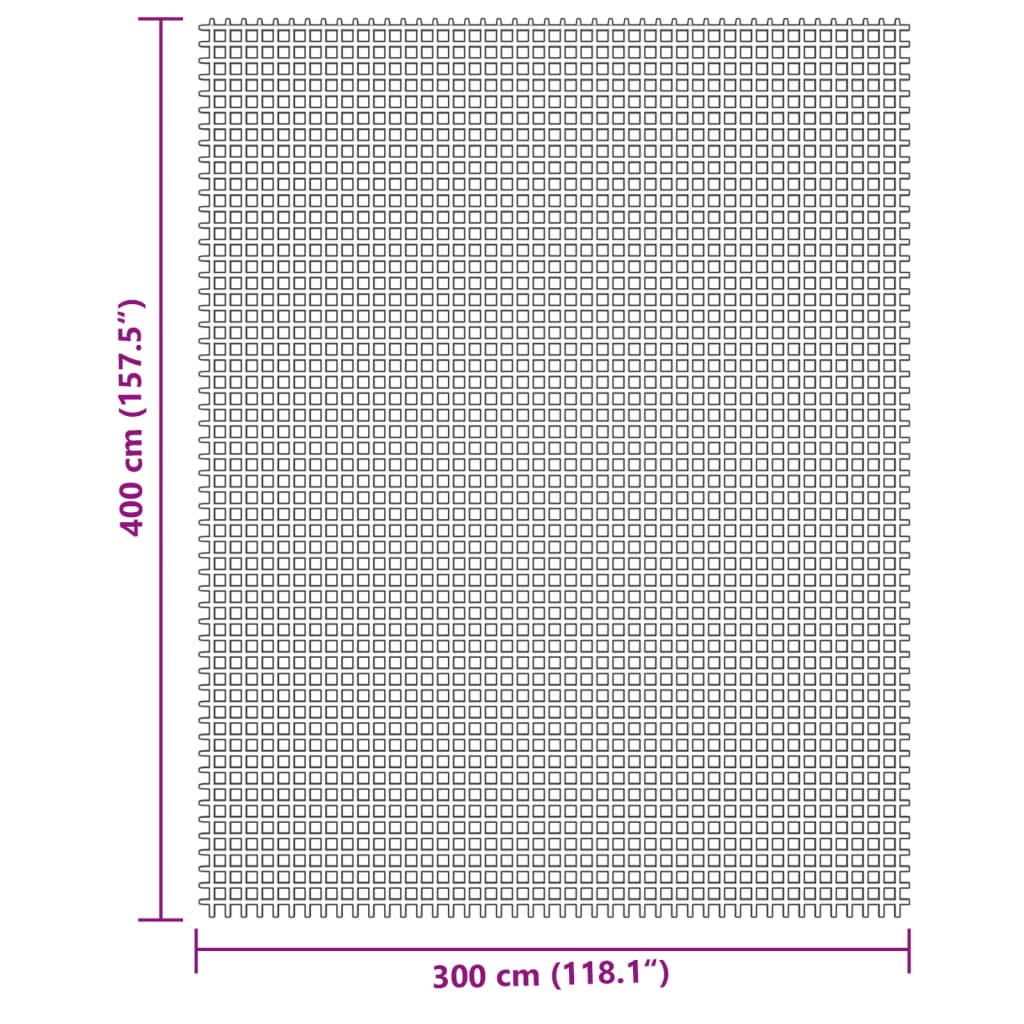 vidaXL Covor pentru cort, crem, 4x3 m vidaXL Covor pentru cort, crem, 4x3 m