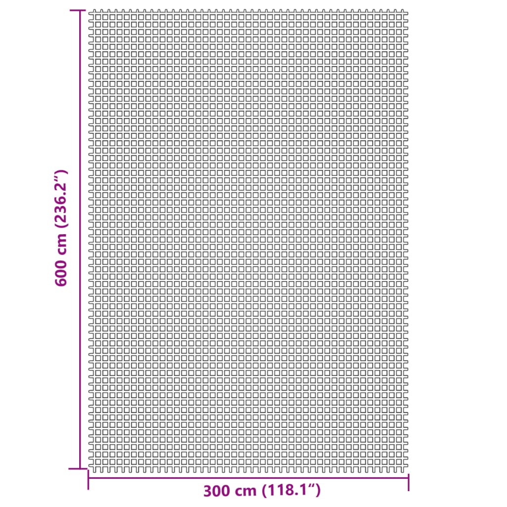vidaXL Covor pentru cort, crem, 6x3 m vidaXL Covor pentru cort, crem, 6x3 m