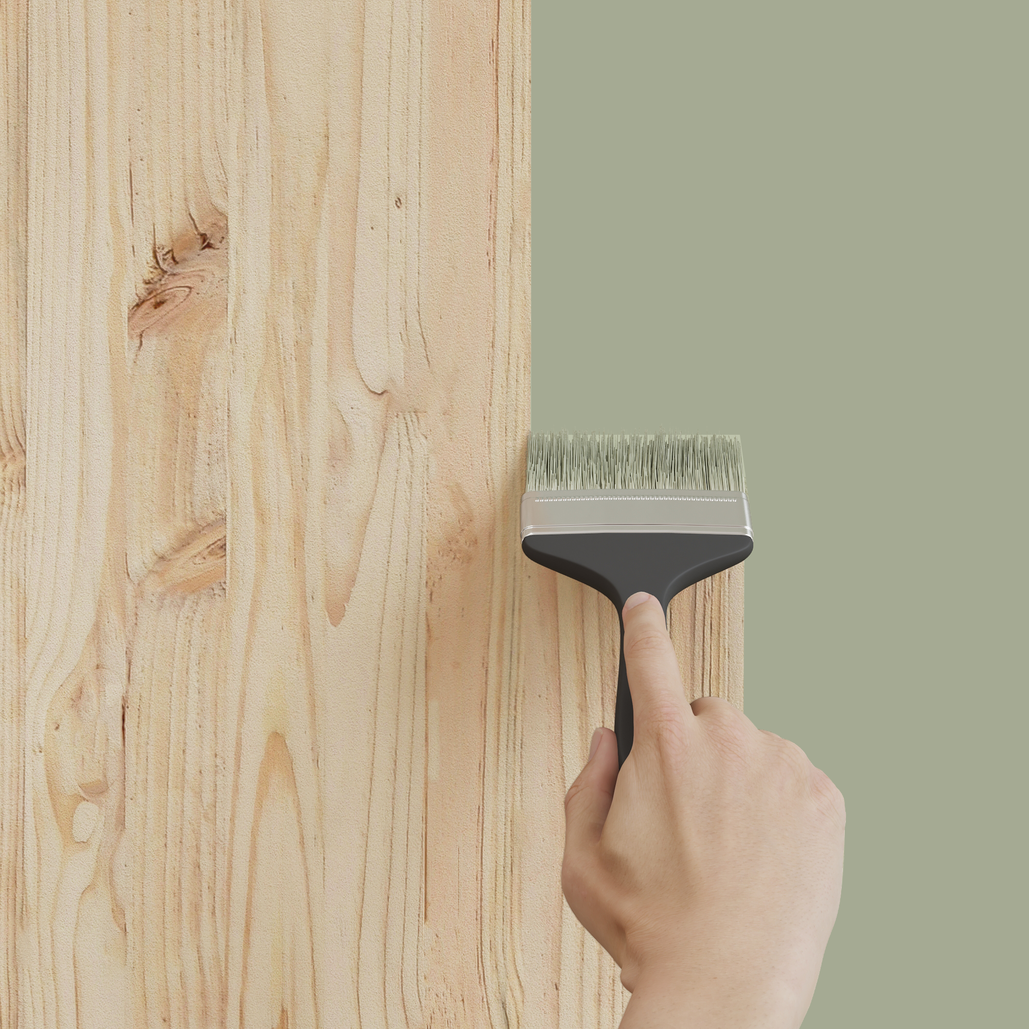 vidaXL Vopsea pentru mobilă Verde 10 x 10 x 12 cm Print pe perete