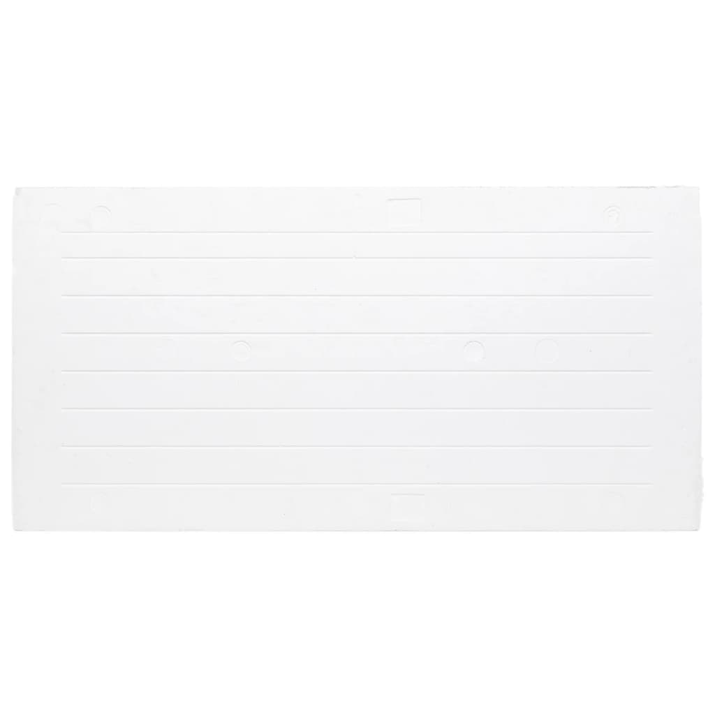 vidaXL Panouri de perete 3D, 10 buc., roșu și alb, 100x50 cm, EPS