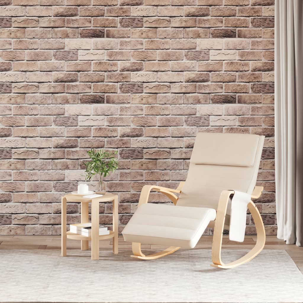vidaXL Panouri de perete 3D, 10 buc., maro, 100x50 cm, EPS vidaXL Panouri de perete 3D, 10 buc., maro, 100x50 cm, EPS