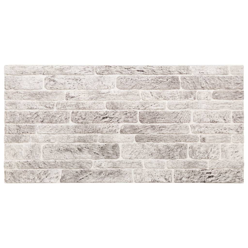 vidaXL Panouri de perete 3D, 10 buc., gri deschis, 100x50 cm, EPS vidaXL Panouri de perete 3D, 10 buc., gri deschis, 100x50 cm, EPS