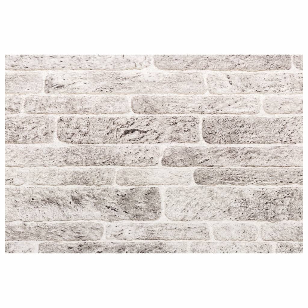 vidaXL Panouri de perete 3D, 10 buc., gri deschis, 100x50 cm, EPS vidaXL Panouri de perete 3D, 10 buc., gri deschis, 100x50 cm, EPS