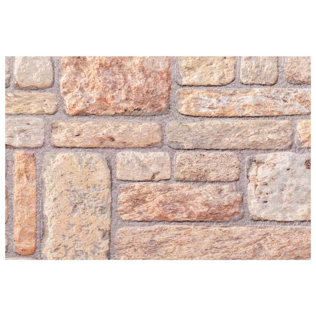 vidaXL Panouri de perete 3D, 10 buc., maro, 100x50 cm, EPS