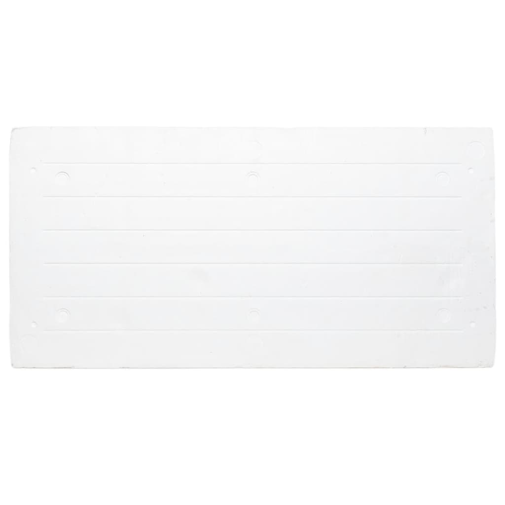 vidaXL Panouri de perete 3D, 10 buc., gri deschis, 100x50 cm, EPS