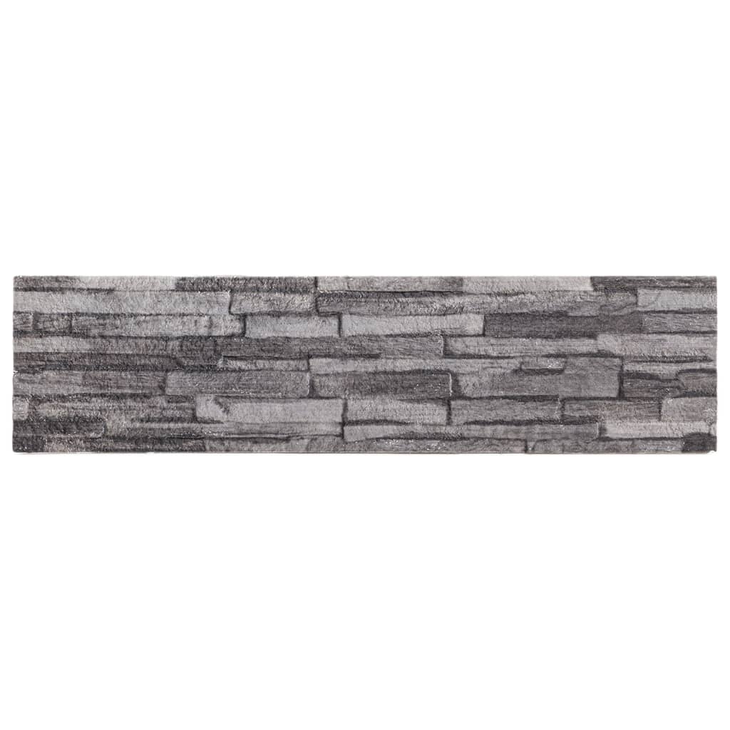 vidaXL Panouri de perete 3D, 14 buc., antracit, 100x25 cm, EPS