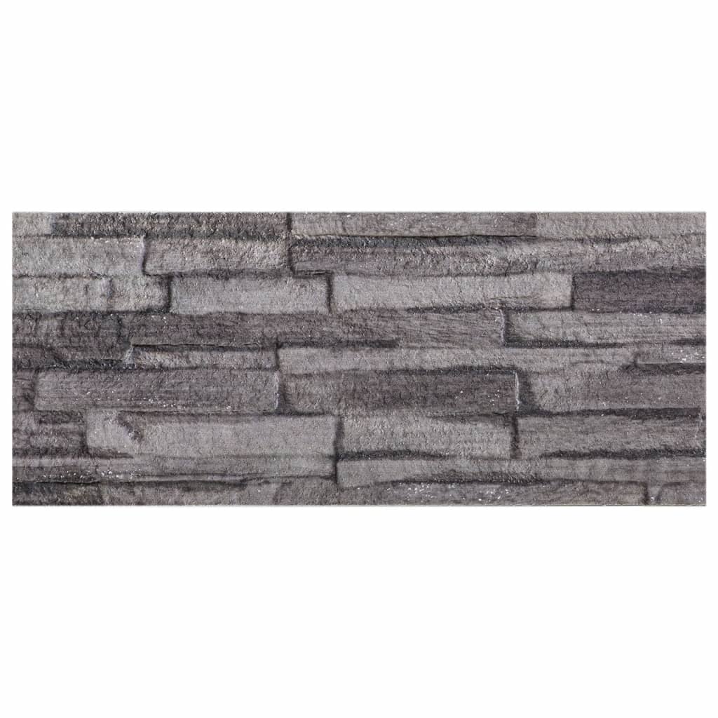 vidaXL Panouri de perete 3D, 14 buc., antracit, 100x25 cm, EPS