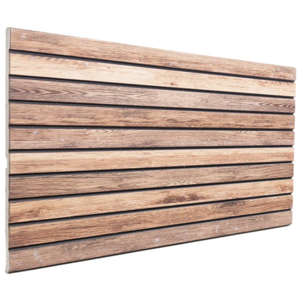 vidaXL Panouri de perete 3D, 5 buc., maro deschis, 100x50 cm, EPS vidaXL Panouri de perete 3D, 5 buc., maro deschis, 100x50 cm, EPS