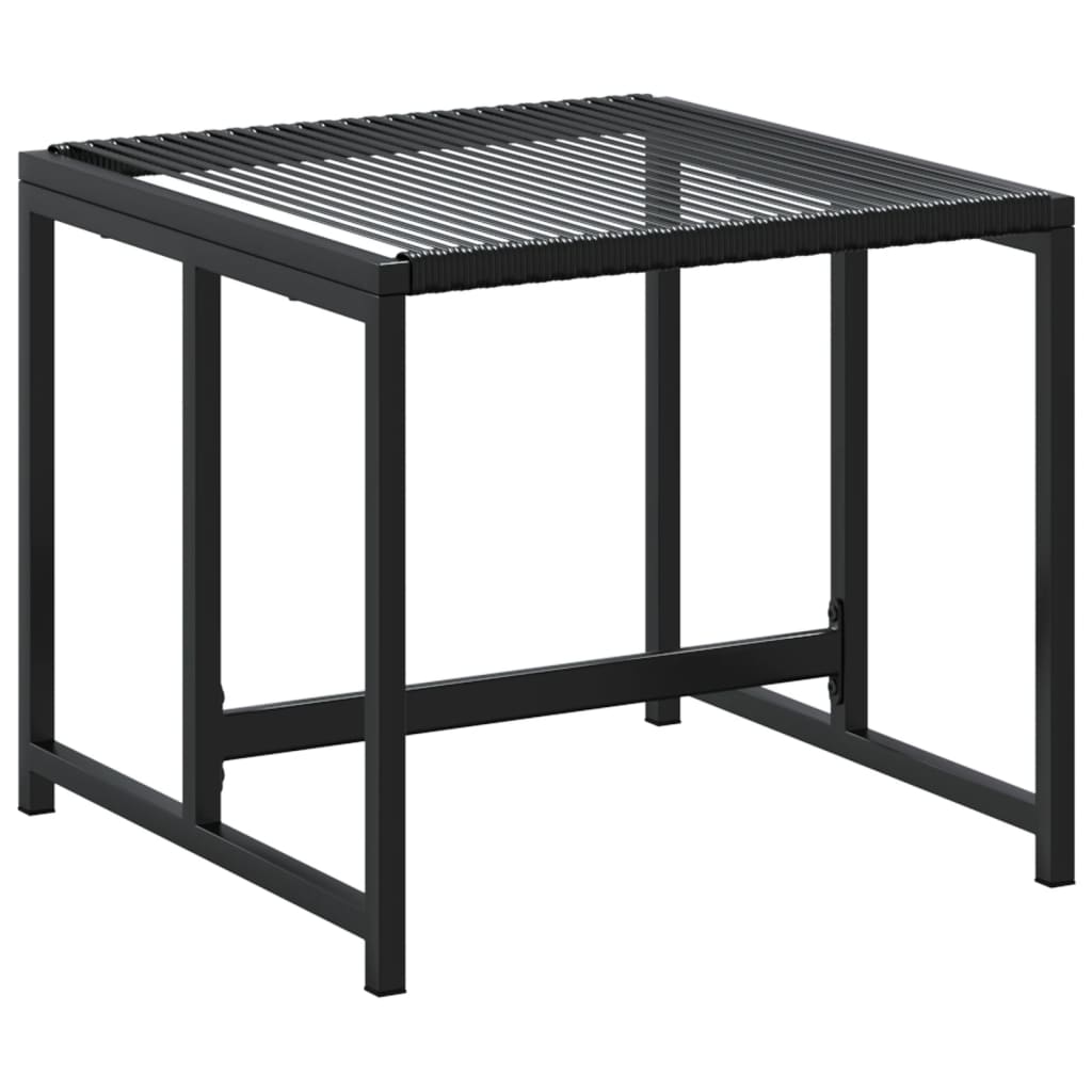 vidaXL Taburete de grădină, 4 buc. negru, poliratan vidaXL Taburete de grădină, 4 buc. negru, poliratan