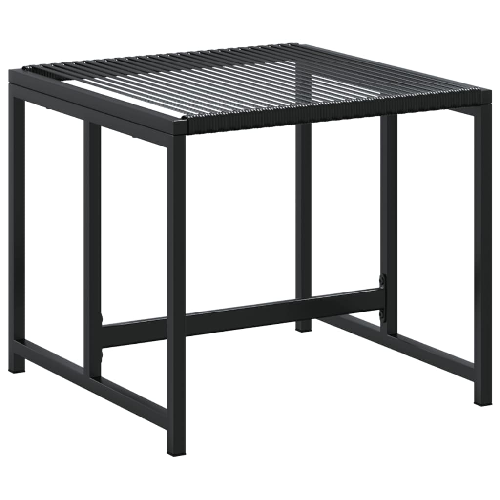 vidaXL Taburete de grădină, 4 buc. negru, poliratan vidaXL Taburete de grădină, 4 buc. negru, poliratan