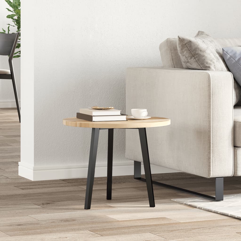 vidaXL Blat de masă rotund, Ø50x2 cm, lemn masiv de acacia