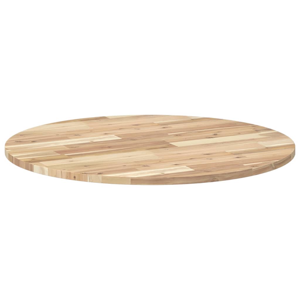 vidaXL Blat de masă rotund, Ø80x2 cm, lemn masiv de acacia vidaXL Blat de masă rotund, Ø80x2 cm, lemn masiv de acacia