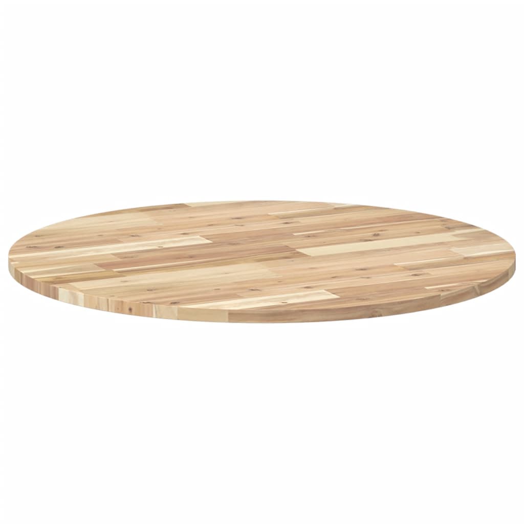 vidaXL Blat de masă rotund, Ø80x2 cm, lemn masiv de acacia vidaXL Blat de masă rotund, Ø80x2 cm, lemn masiv de acacia