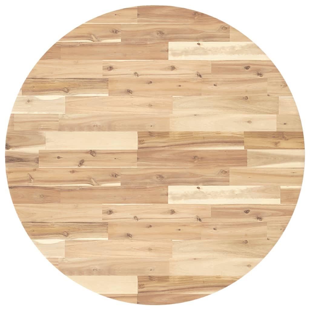vidaXL Blat de masă rotund, Ø90x2 cm, lemn masiv de acacia vidaXL Blat de masă rotund, Ø90x2 cm, lemn masiv de acacia