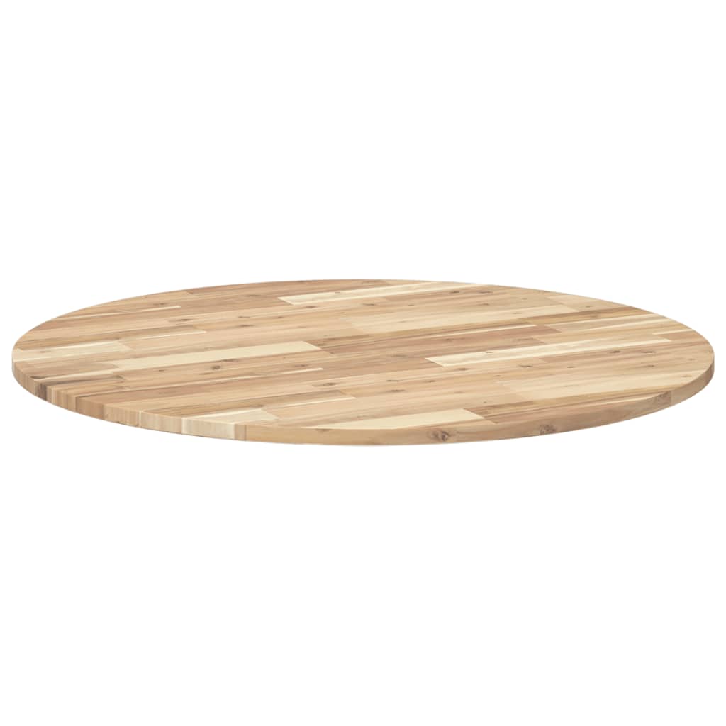 vidaXL Blat de masă rotund, Ø90x2 cm, lemn masiv de acacia vidaXL Blat de masă rotund, Ø90x2 cm, lemn masiv de acacia