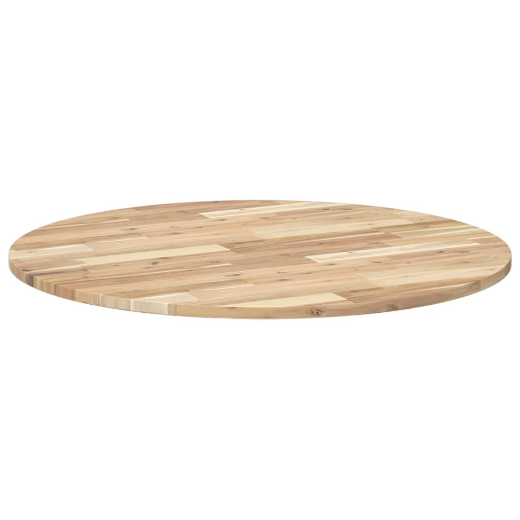 vidaXL Blat de masă rotund, Ø90x2 cm, lemn masiv de acacia vidaXL Blat de masă rotund, Ø90x2 cm, lemn masiv de acacia