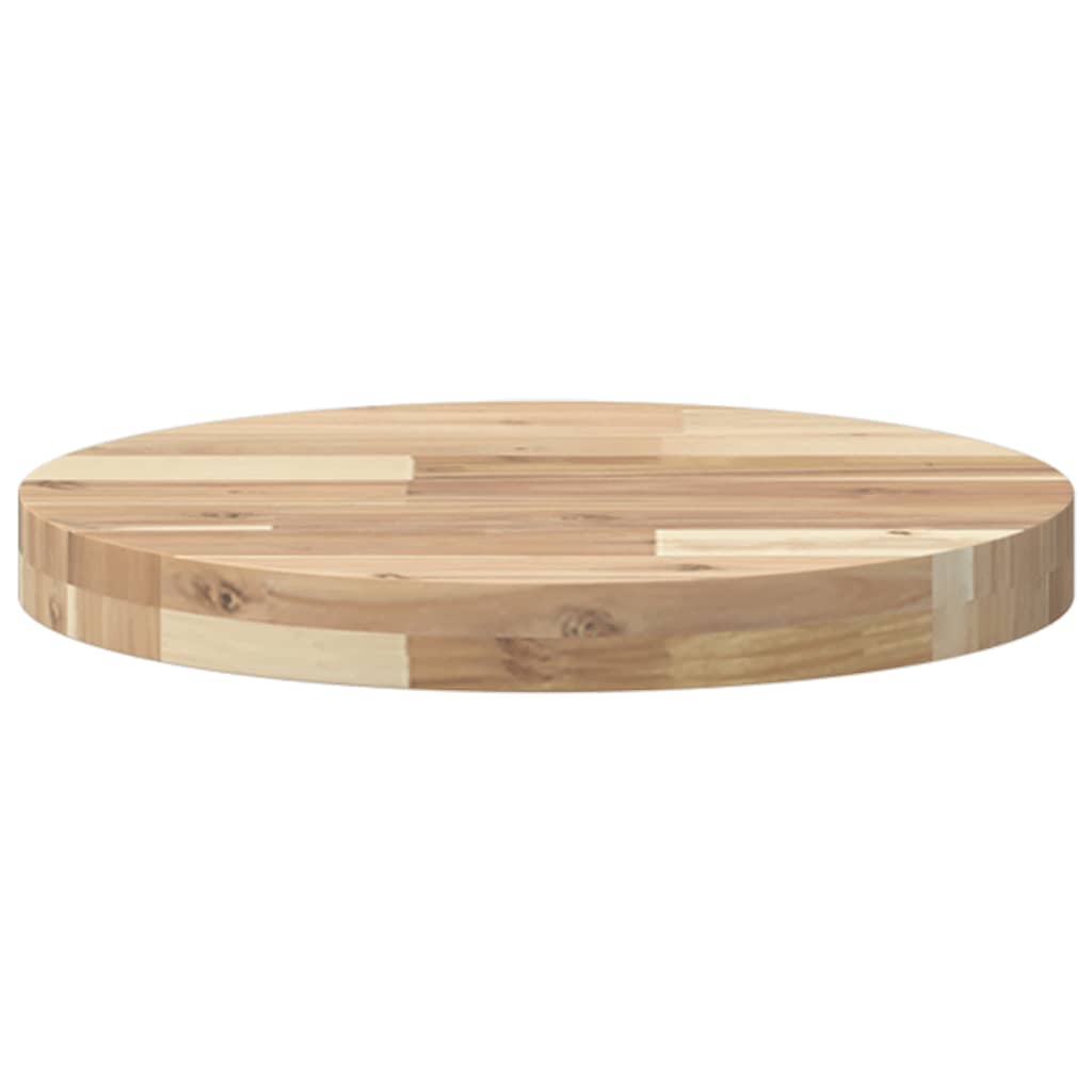 vidaXL Blat de masă rotund, Ø40x4 cm, lemn masiv de acacia vidaXL Blat de masă rotund, Ø40x4 cm, lemn masiv de acacia