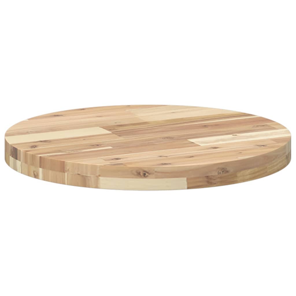 vidaXL Blat de masă rotund, Ø50x4 cm, lemn masiv de acacia vidaXL Blat de masă rotund, Ø50x4 cm, lemn masiv de acacia