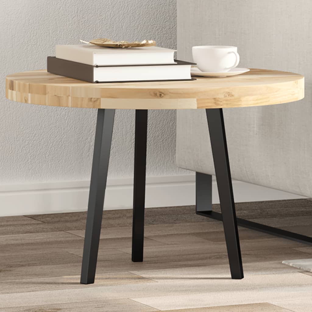 vidaXL Blat de masă rotund, Ø60x4 cm, lemn masiv de acacia vidaXL Blat de masă rotund, Ø60x4 cm, lemn masiv de acacia
