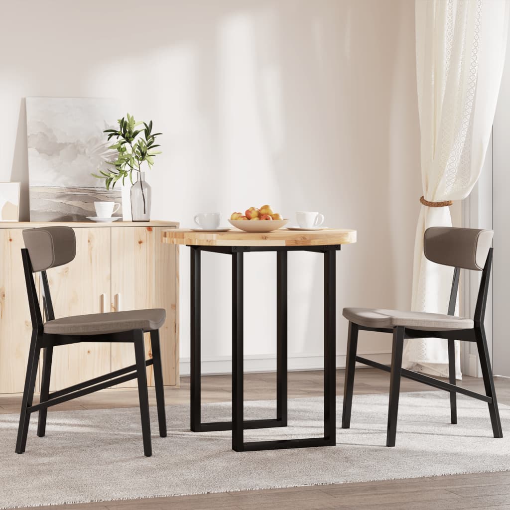 vidaXL Blat de masă rotund, Ø70x4 cm, lemn masiv de acacia vidaXL Blat de masă rotund, Ø70x4 cm, lemn masiv de acacia