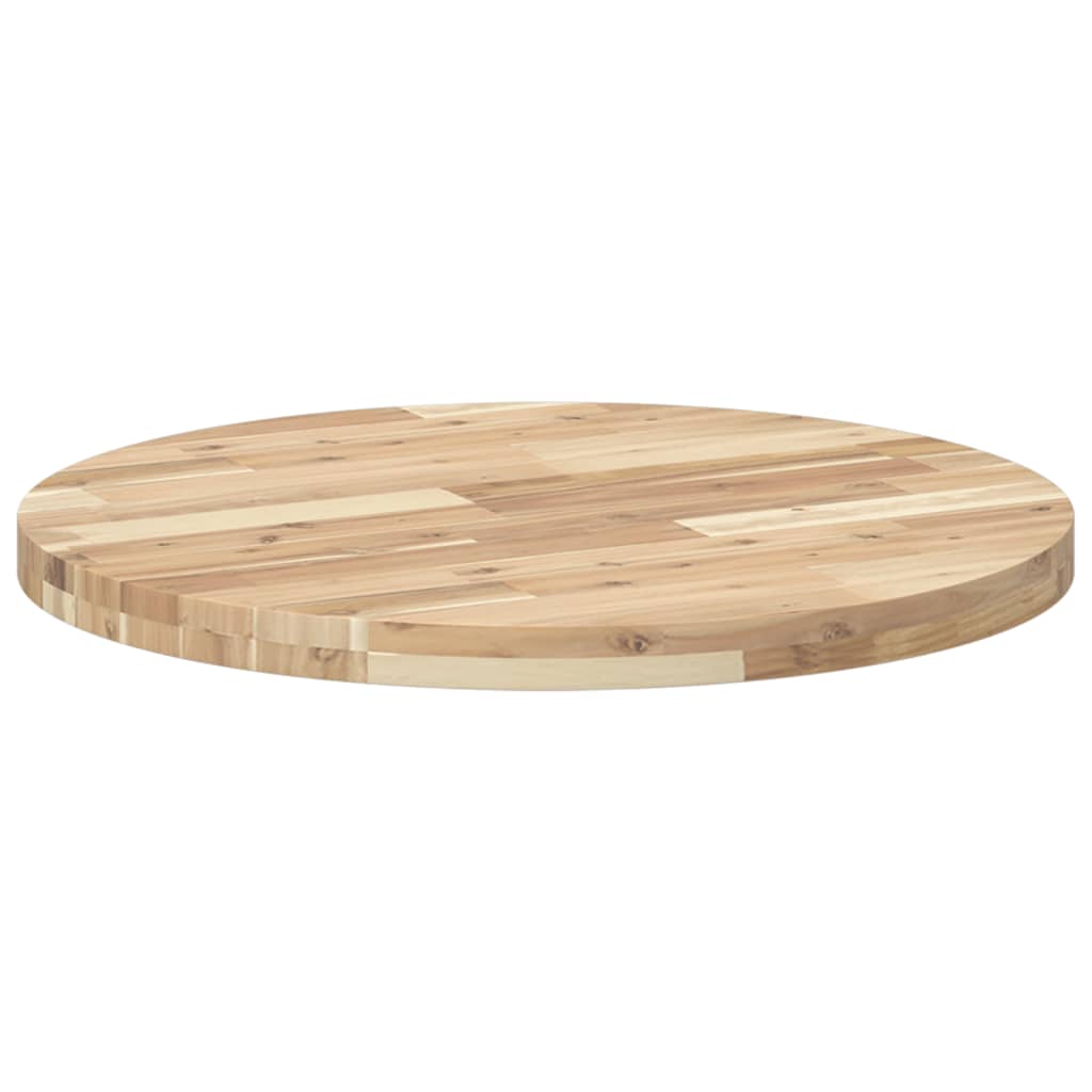 vidaXL Blat de masă rotund, Ø70x4 cm, lemn masiv de acacia vidaXL Blat de masă rotund, Ø70x4 cm, lemn masiv de acacia