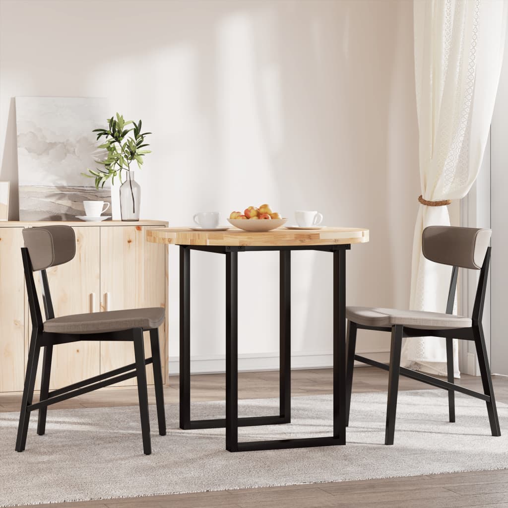 vidaXL Blat de masă rotund, Ø80x4 cm, lemn masiv de acacia vidaXL Blat de masă rotund, Ø80x4 cm, lemn masiv de acacia