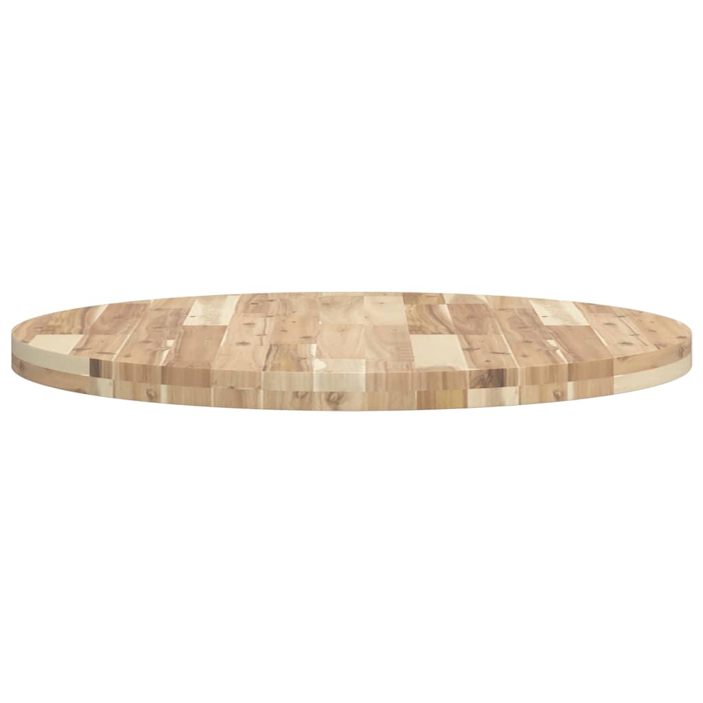 vidaXL Blat de masă rotund, Ø80x4 cm, lemn masiv de acacia vidaXL Blat de masă rotund, Ø80x4 cm, lemn masiv de acacia