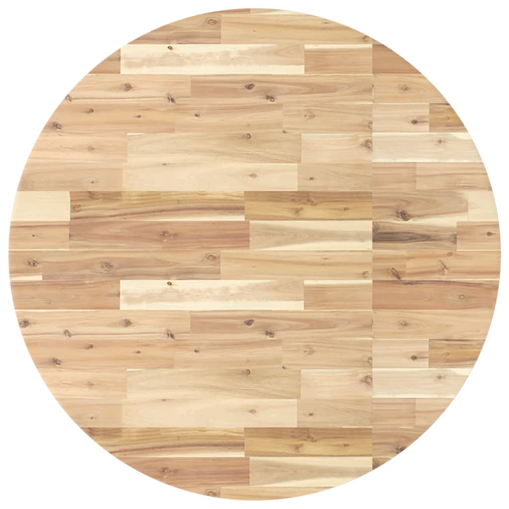 vidaXL Blat de masă rotund, Ø90x4 cm, lemn masiv de acacia vidaXL Blat de masă rotund, Ø90x4 cm, lemn masiv de acacia