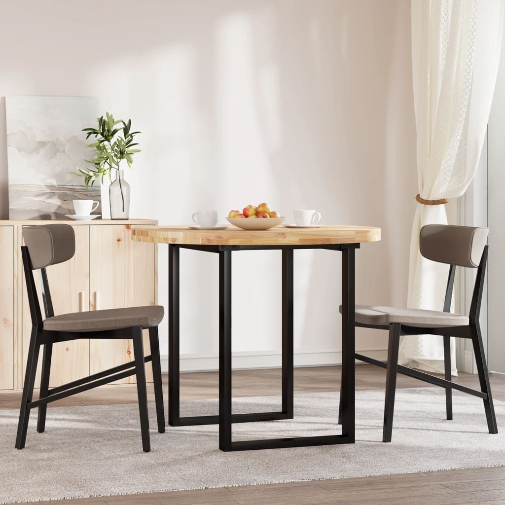 vidaXL Blat de masă rotund, Ø90x4 cm, lemn masiv de acacia vidaXL Blat de masă rotund, Ø90x4 cm, lemn masiv de acacia