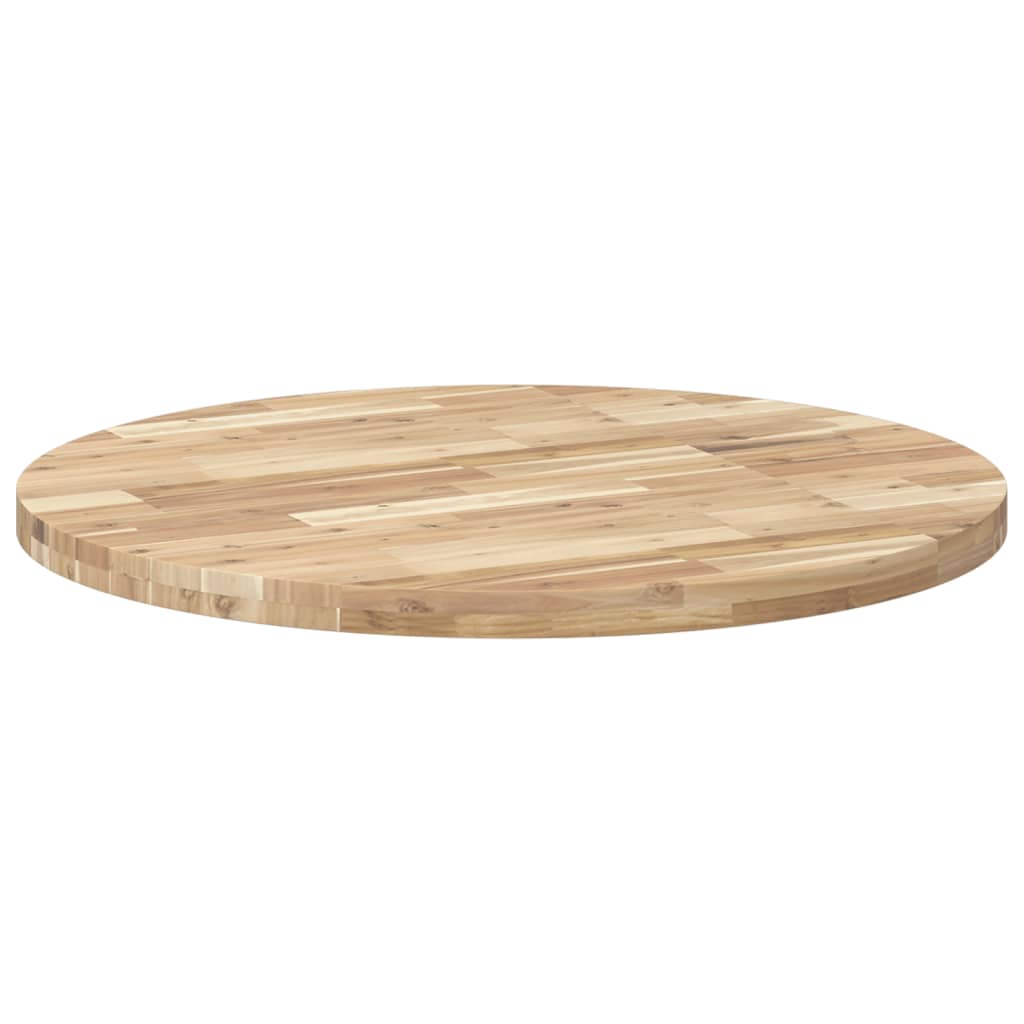 vidaXL Blat de masă rotund, Ø90x4 cm, lemn masiv de acacia vidaXL Blat de masă rotund, Ø90x4 cm, lemn masiv de acacia