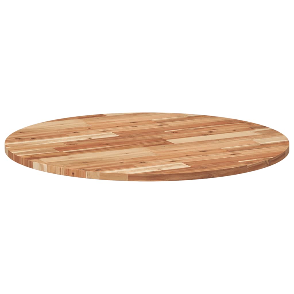 vidaXL Blat de masă rotund, Ø80x2 cm, lemn masiv de acacia vidaXL Blat de masă rotund, Ø80x2 cm, lemn masiv de acacia