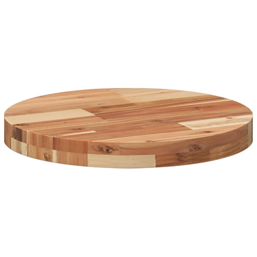 vidaXL Blat de masă rotund, Ø40x4 cm, lemn masiv de acacia vidaXL Blat de masă rotund, Ø40x4 cm, lemn masiv de acacia