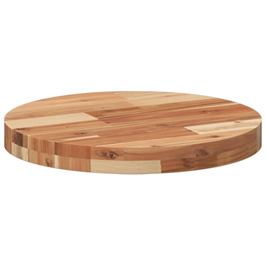 vidaXL Blat de masă rotund, Ø40x4 cm, lemn masiv de acacia vidaXL Blat de masă rotund, Ø40x4 cm, lemn masiv de acacia