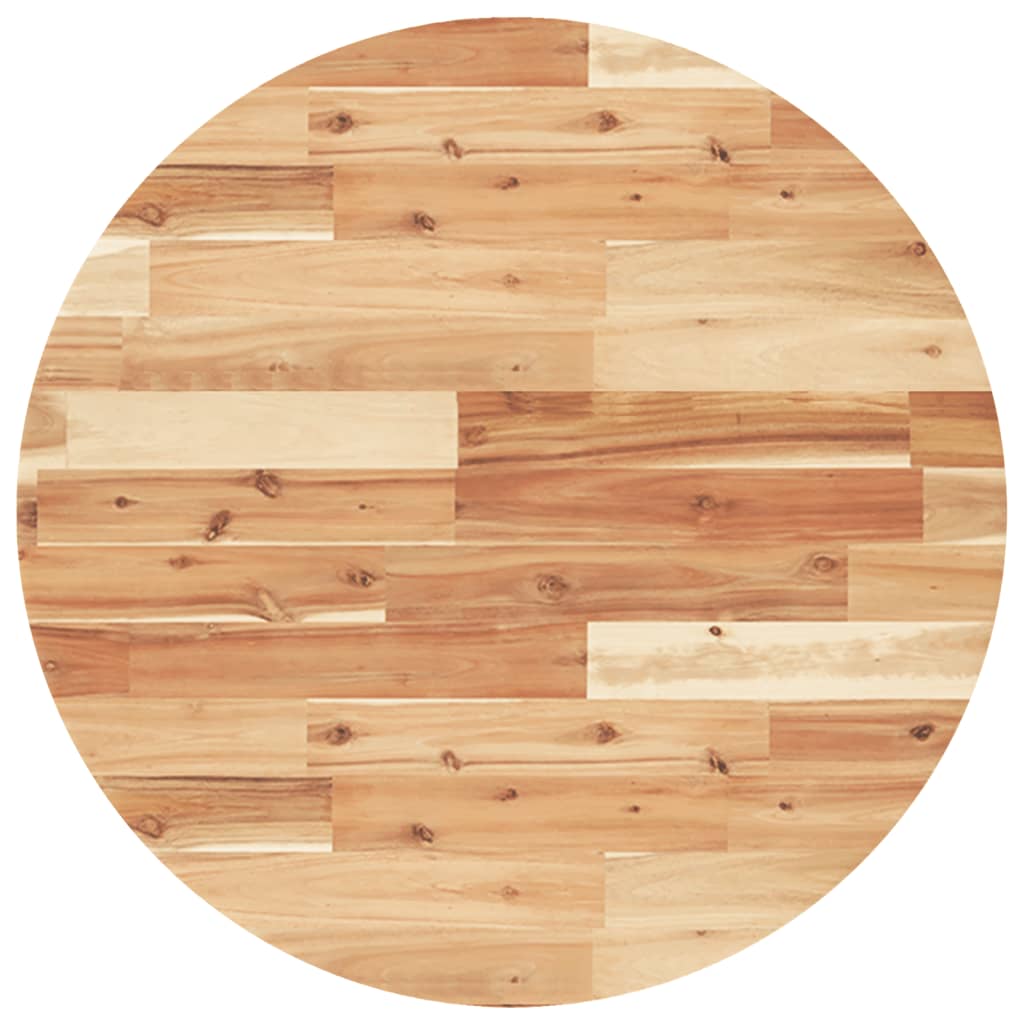 vidaXL Blat de masă rotund, Ø70x4 cm, lemn masiv de acacia vidaXL Blat de masă rotund, Ø70x4 cm, lemn masiv de acacia