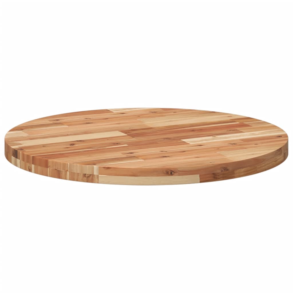 vidaXL Blat de masă rotund, Ø70x4 cm, lemn masiv de acacia vidaXL Blat de masă rotund, Ø70x4 cm, lemn masiv de acacia