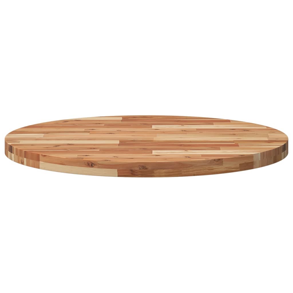 vidaXL Blat de masă rotund, Ø80x4 cm, lemn masiv de acacia vidaXL Blat de masă rotund, Ø80x4 cm, lemn masiv de acacia