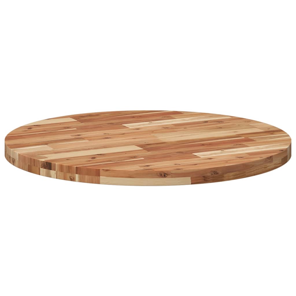 vidaXL Blat de masă rotund, Ø80x4 cm, lemn masiv de acacia vidaXL Blat de masă rotund, Ø80x4 cm, lemn masiv de acacia