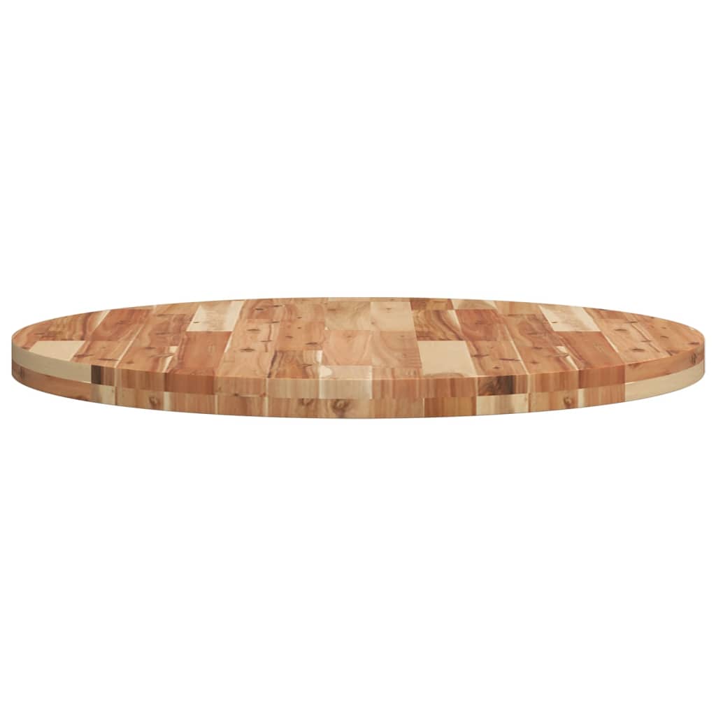 vidaXL Blat de masă rotund, Ø80x4 cm, lemn masiv de acacia vidaXL Blat de masă rotund, Ø80x4 cm, lemn masiv de acacia