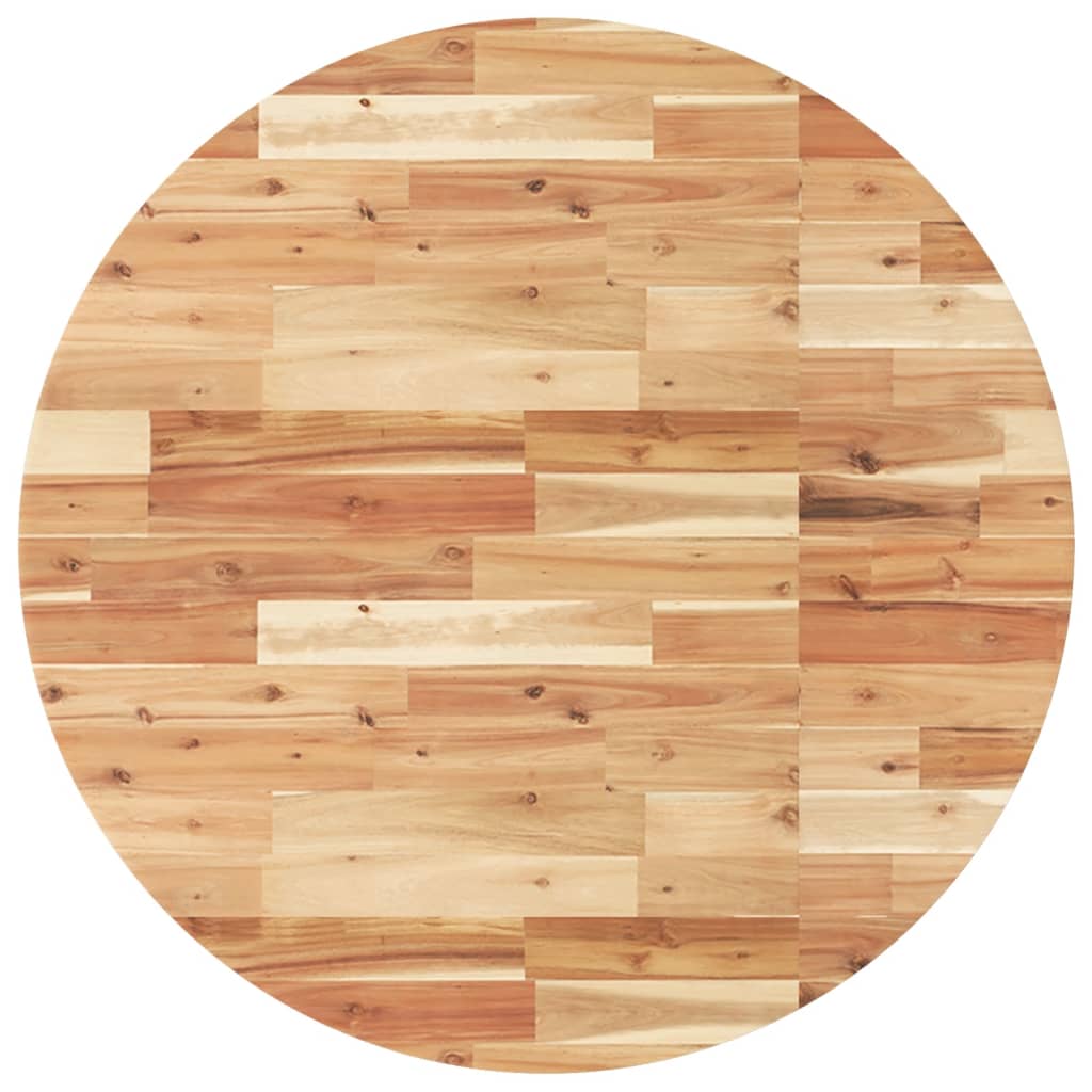 vidaXL Blat de masă rotund, Ø90x4 cm, lemn masiv de acacia vidaXL Blat de masă rotund, Ø90x4 cm, lemn masiv de acacia