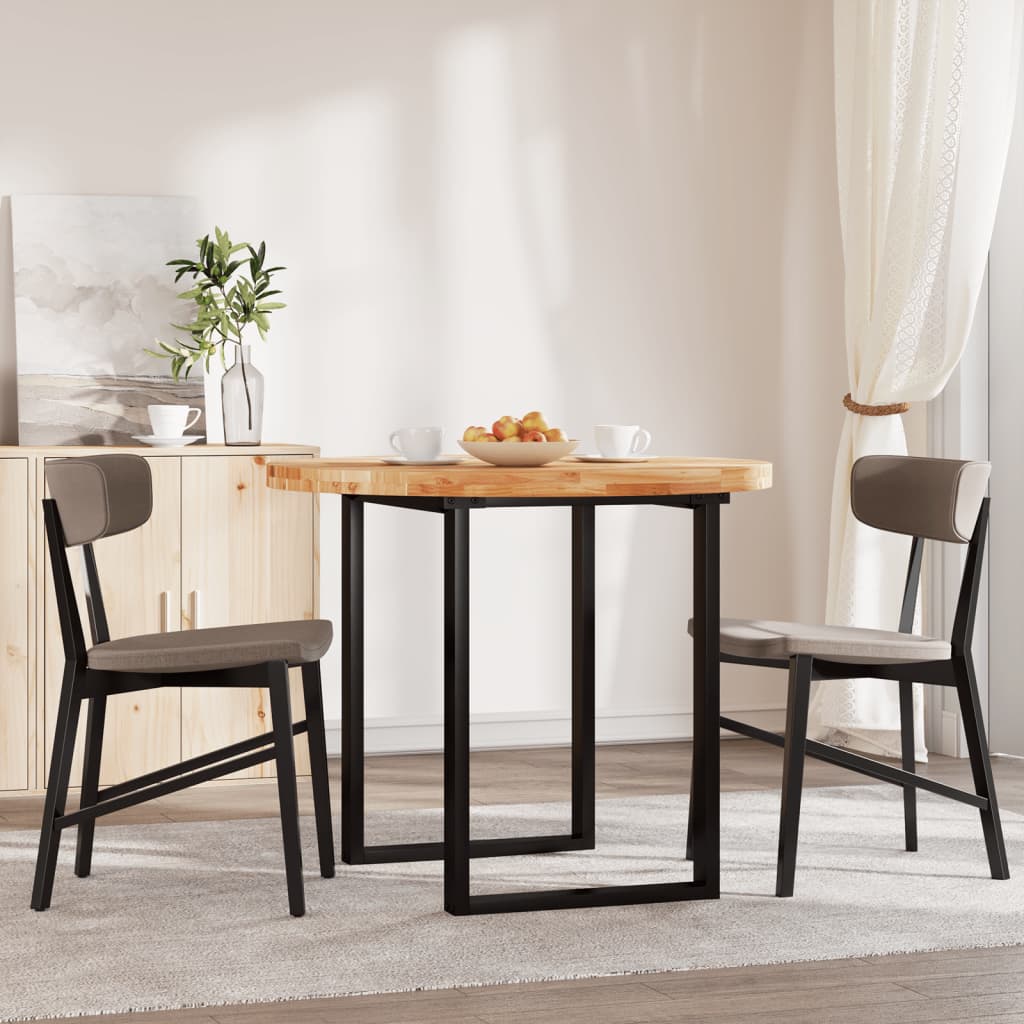 vidaXL Blat de masă rotund, Ø90x4 cm, lemn masiv de acacia vidaXL Blat de masă rotund, Ø90x4 cm, lemn masiv de acacia