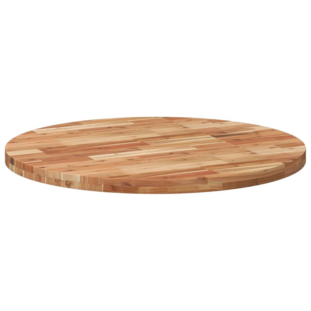 vidaXL Blat de masă rotund, Ø90x4 cm, lemn masiv de acacia vidaXL Blat de masă rotund, Ø90x4 cm, lemn masiv de acacia