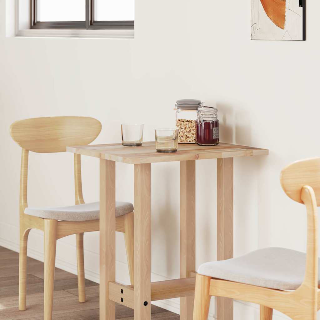 vidaXL Blat de masă, 80x50x2 cm, dreptunghiular, lemn masiv de acacia