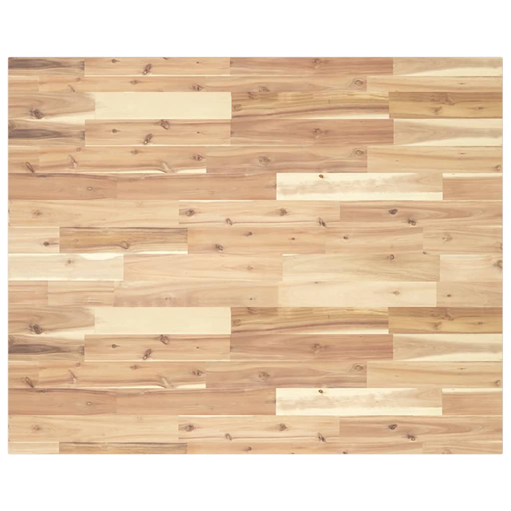vidaXL Blat de masă, 100x80x2 cm, dreptunghiular, lemn masiv de acacia vidaXL Blat de masă, 100x80x2 cm, dreptunghiular, lemn masiv de acacia